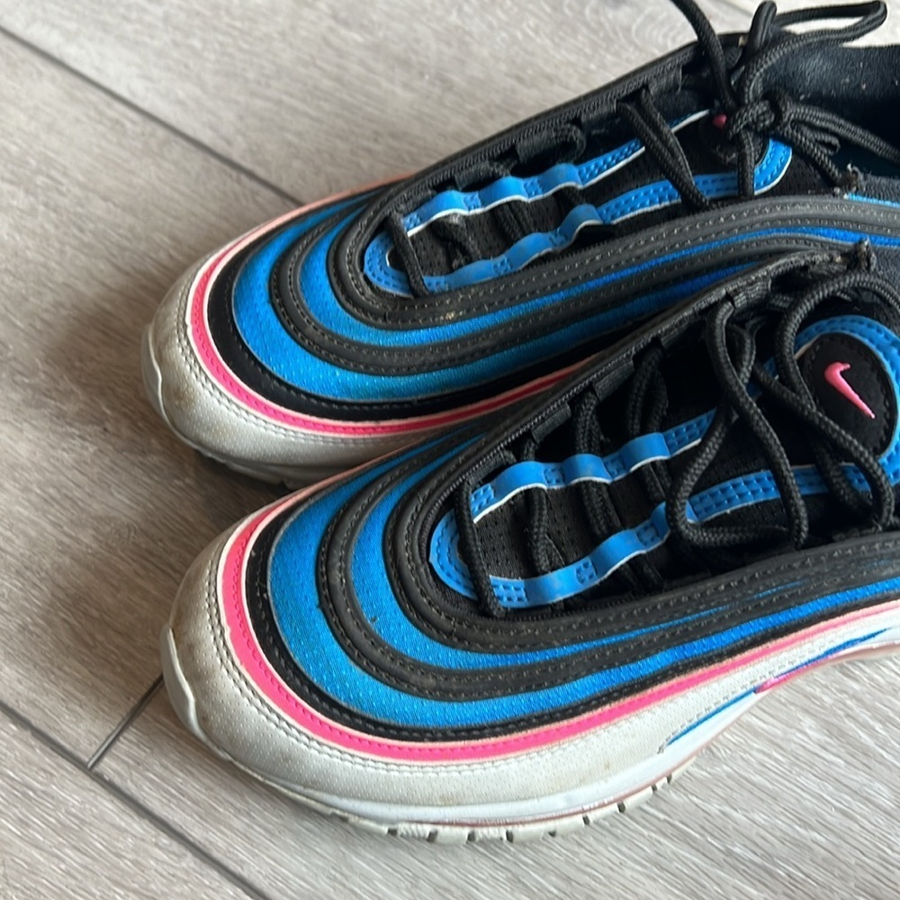 Nike air max 97 Multicolor pink blast Athletic Sneakers 6y women’s 7.5 - Picture 9 of 13